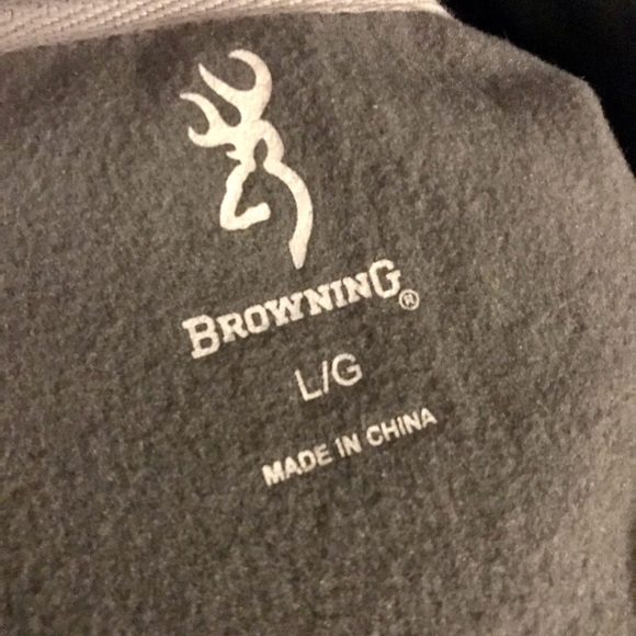 Browning Mens Black Hunting Sweater- L - Picture 2 of 8
